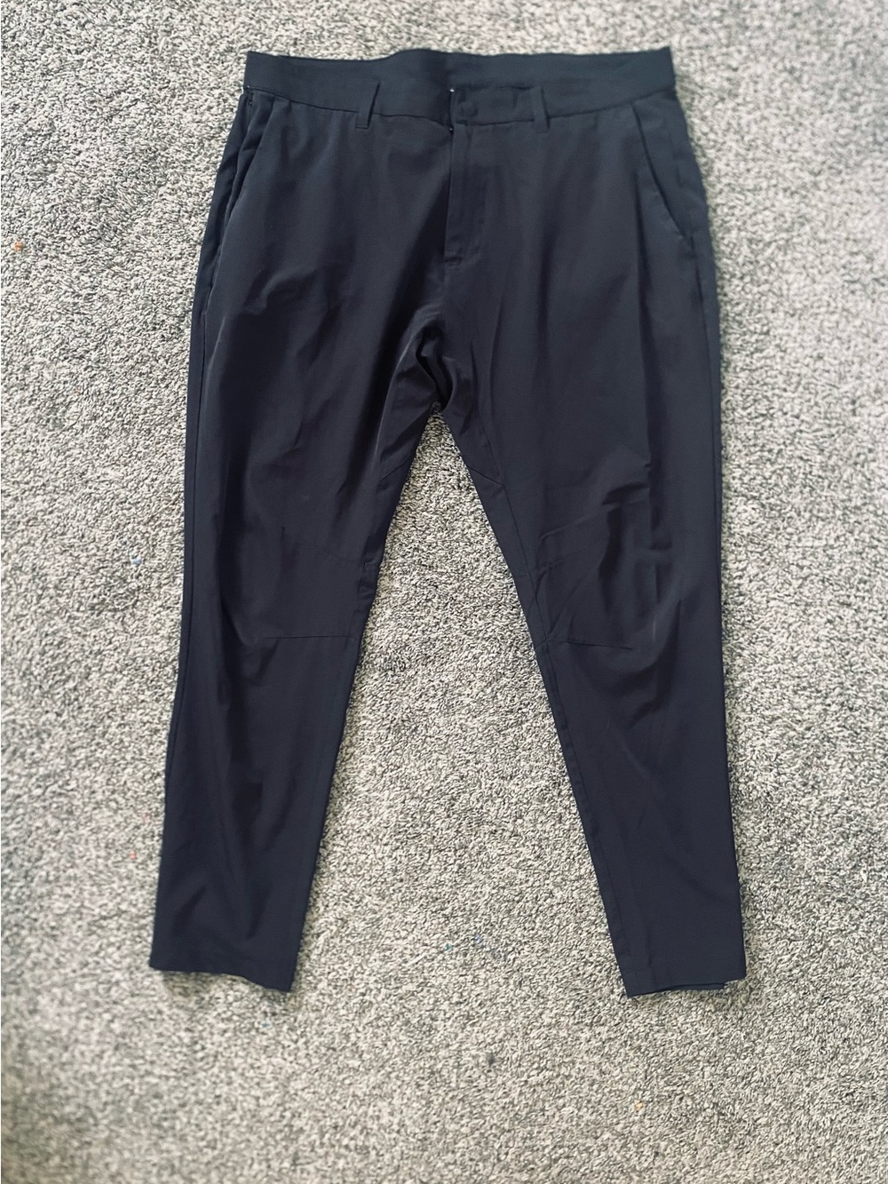 Fabletics Men's The Only Pant Technical Chino 38x32 Black Performance Stretch